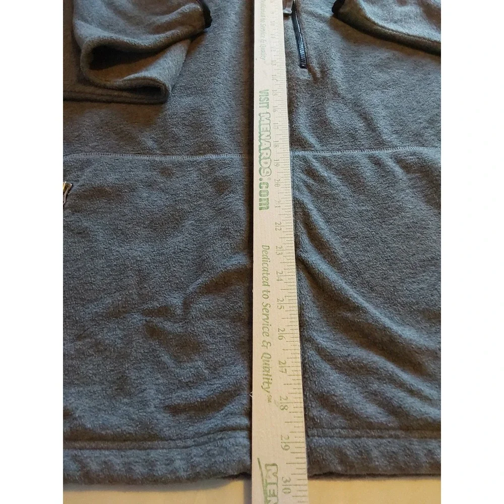 Outdoor Outfitters Men's 4XB Fleece Jacket Gray/Charcoal‎ Full Zip